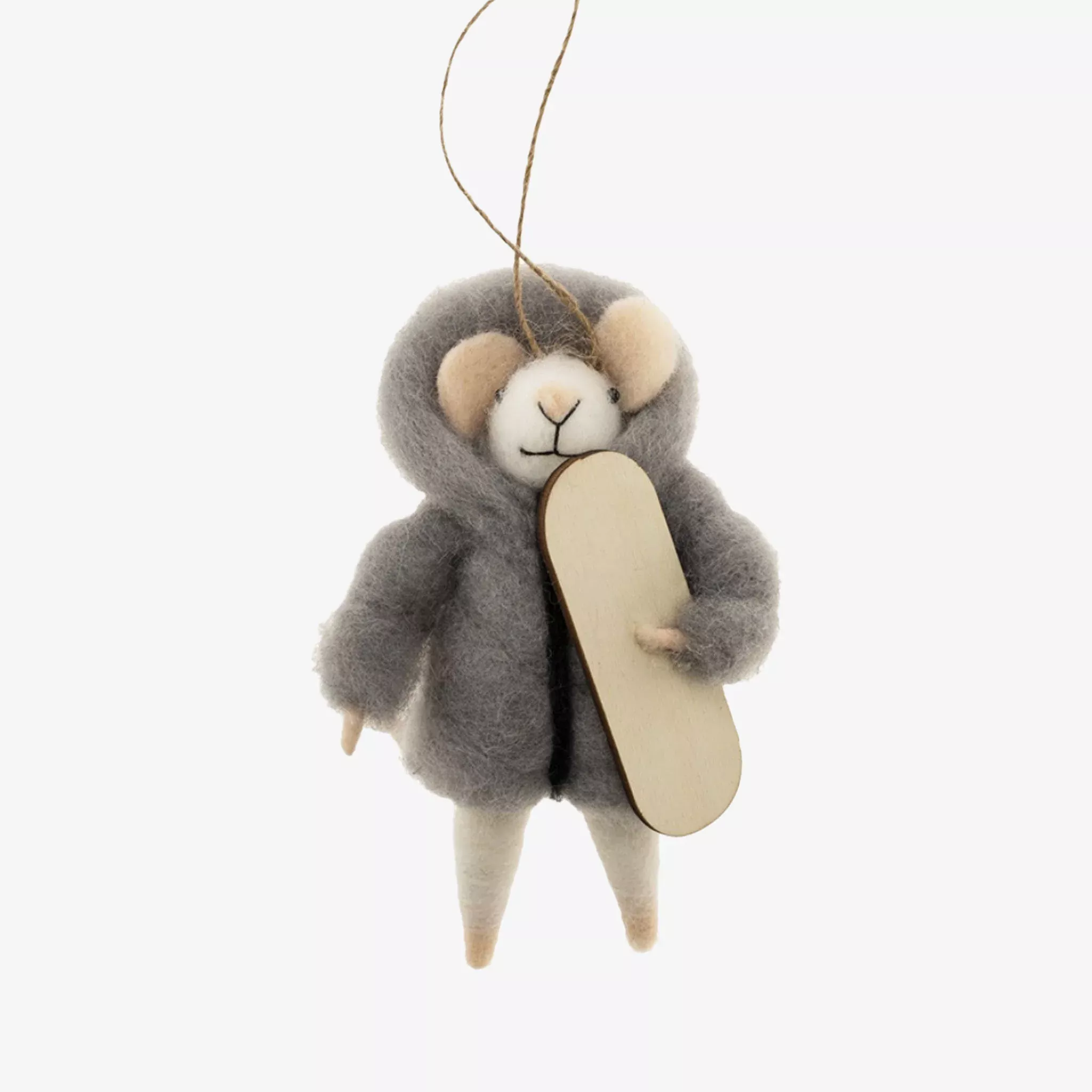 Snowboarding Silas Mouse Ornament