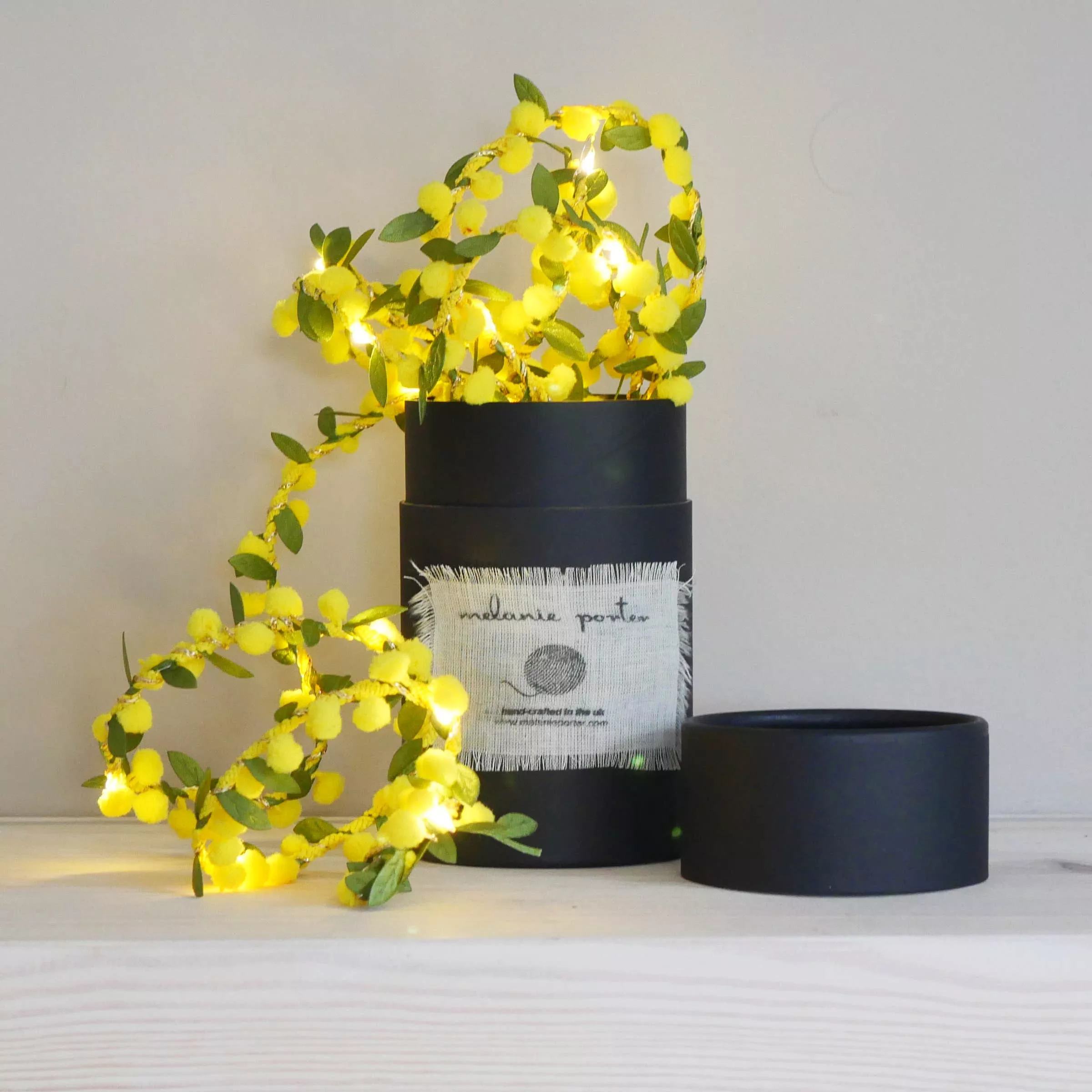 Spring Bud Fairy Light String in Yellow