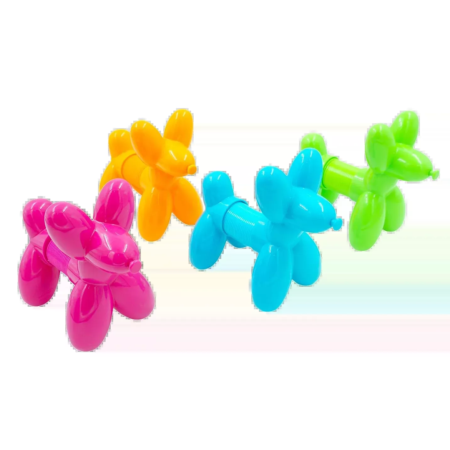 Springy Dog Coil Spring Toy – Assorted Colors – Each Sold Separately