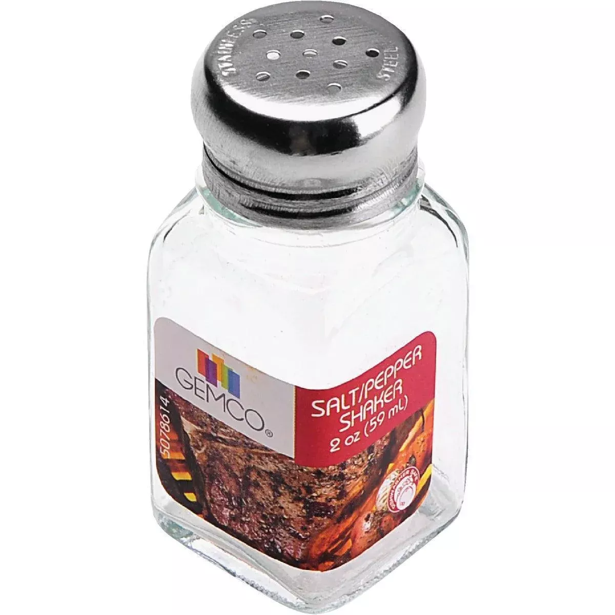 Square Salt or Pepper Shaker – 2oz.
