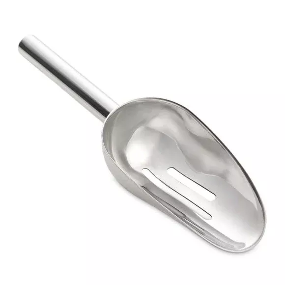 Stainless Steel Slotted Ice Scoop