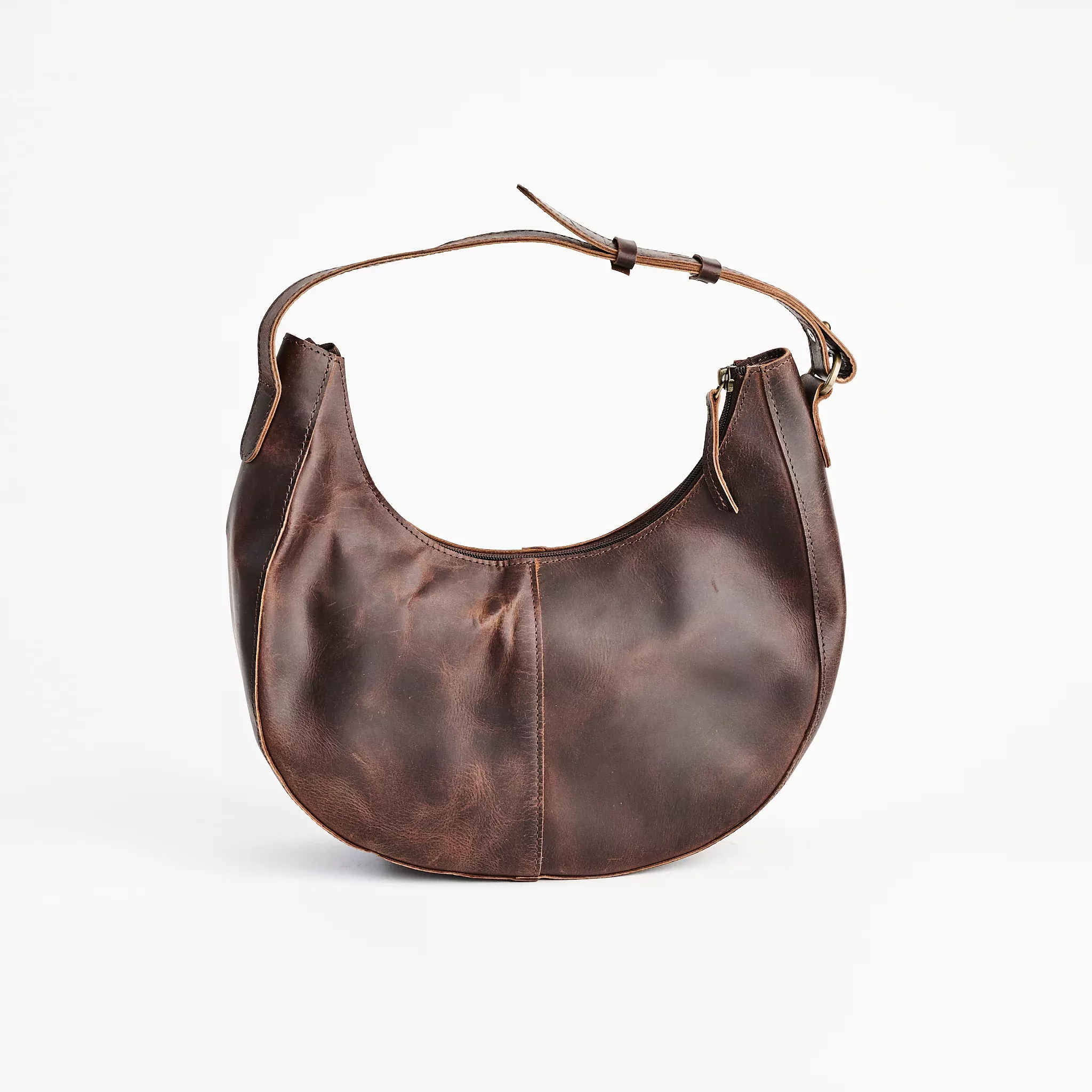 Stella Shoulder Bag in Dark Brown