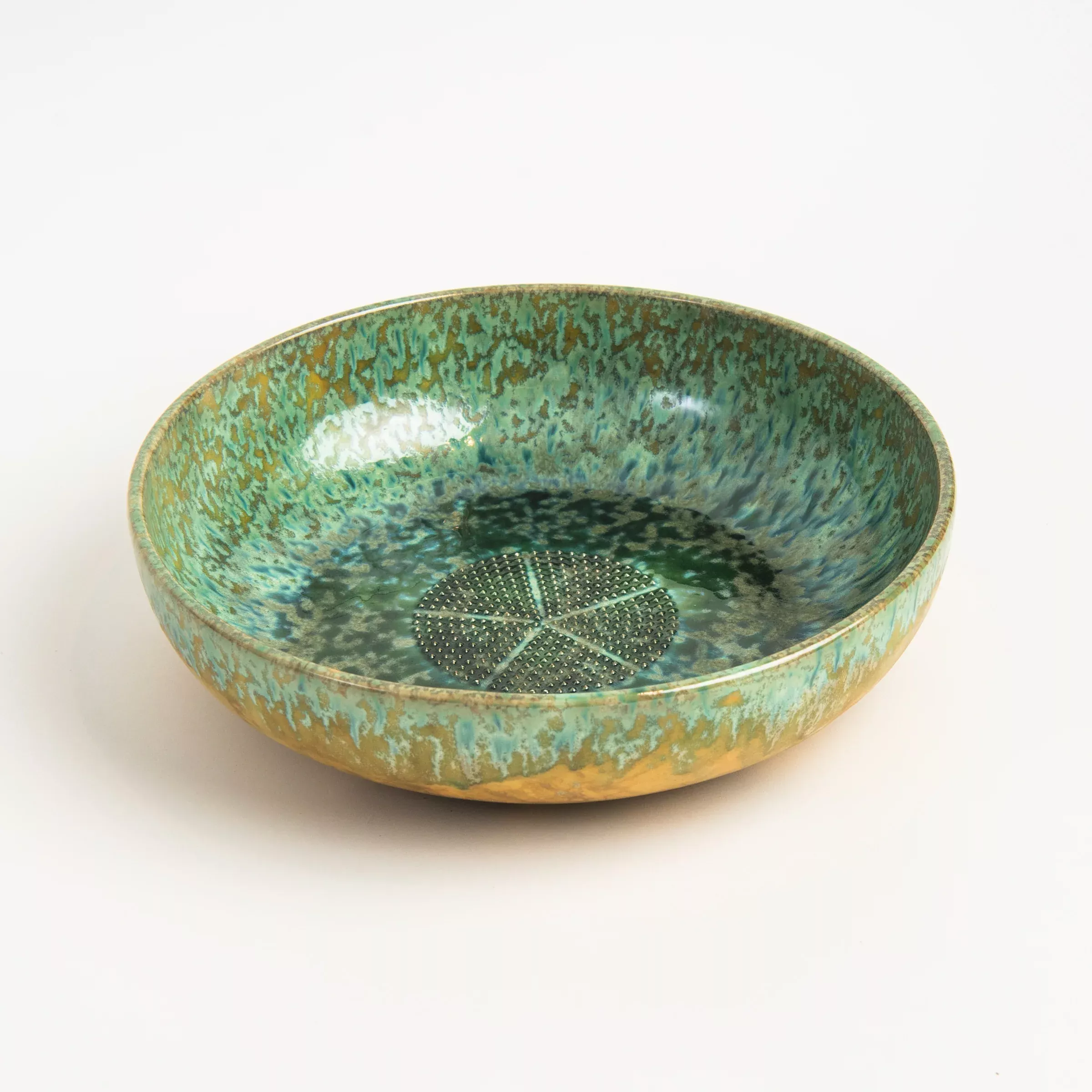 Stoneware Garlic Grater Bowl