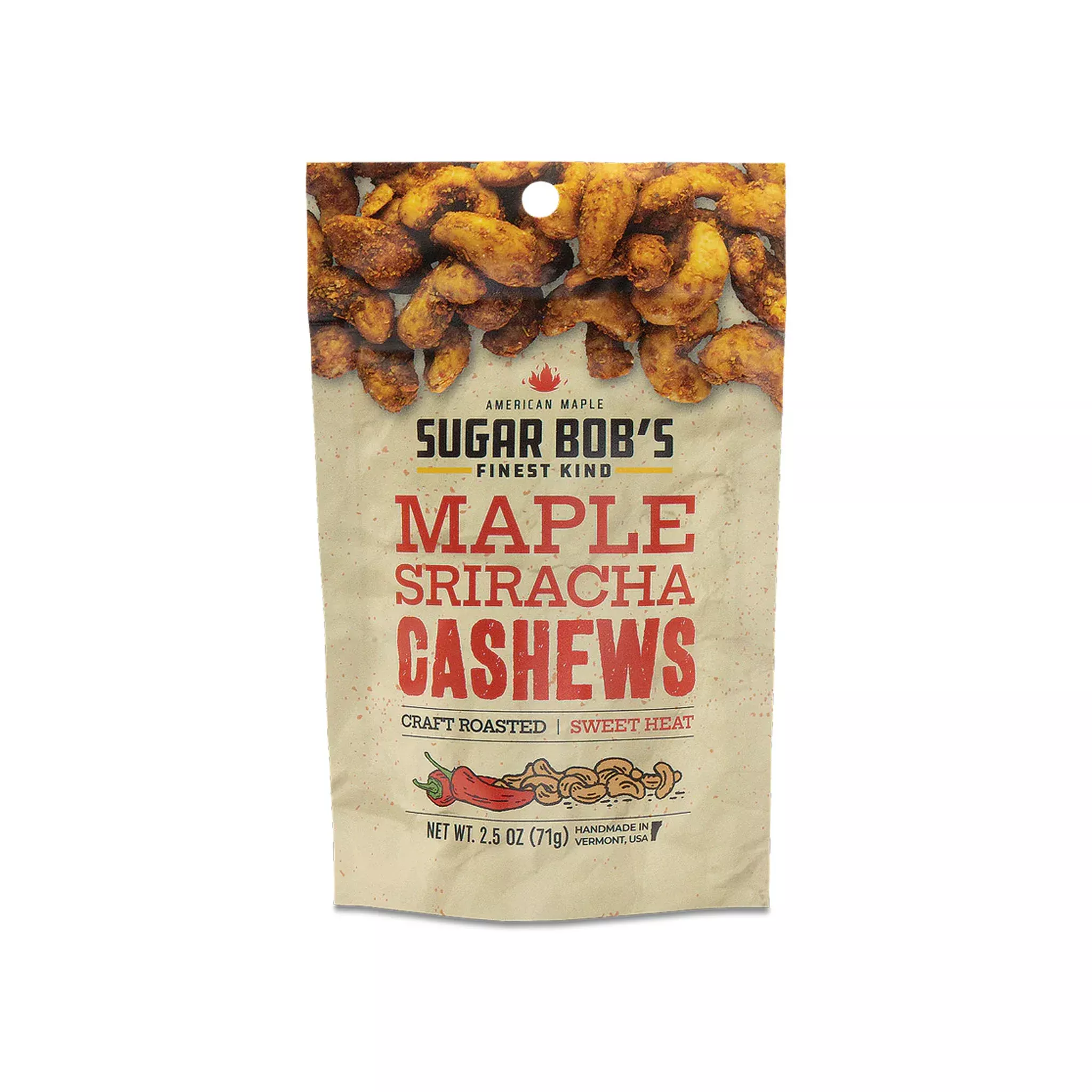 Sugar Bob's Maple Sriracha Cashews