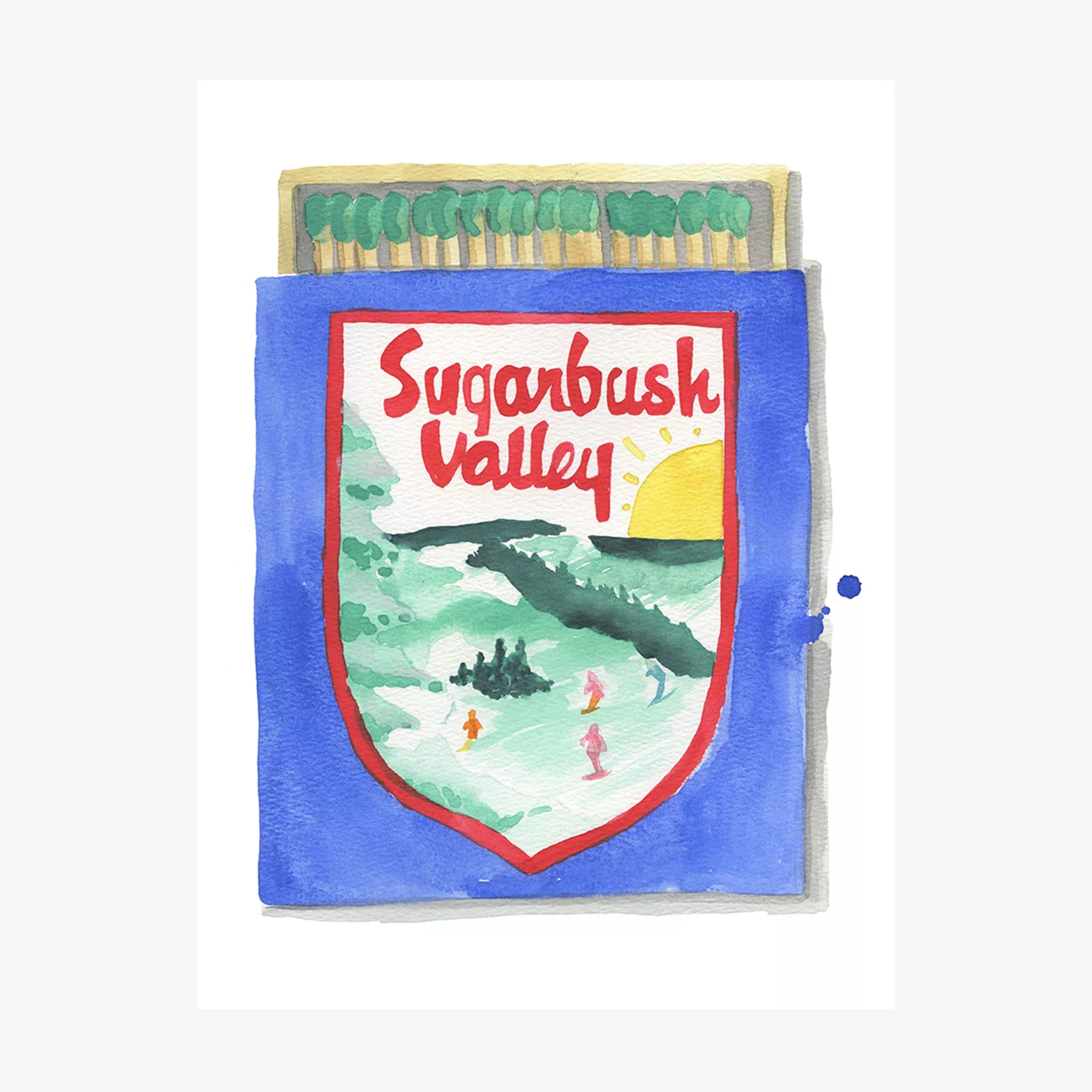 Sugarbush Matchbook Print