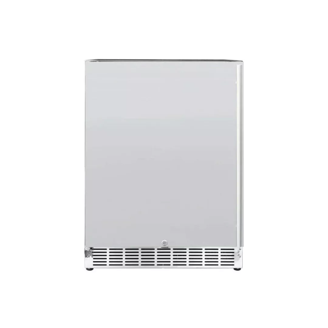 Summerset 24-Inch 5.1 Cu. Ft. Left Hinge Outdoor Rated Compact Refrigerator