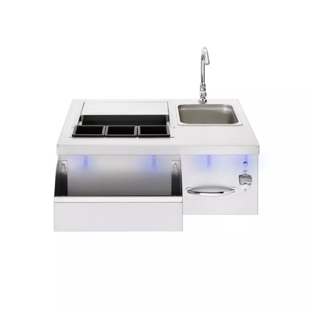 Summerset 30-Inch Beverage & Prep Station with LED Lights
