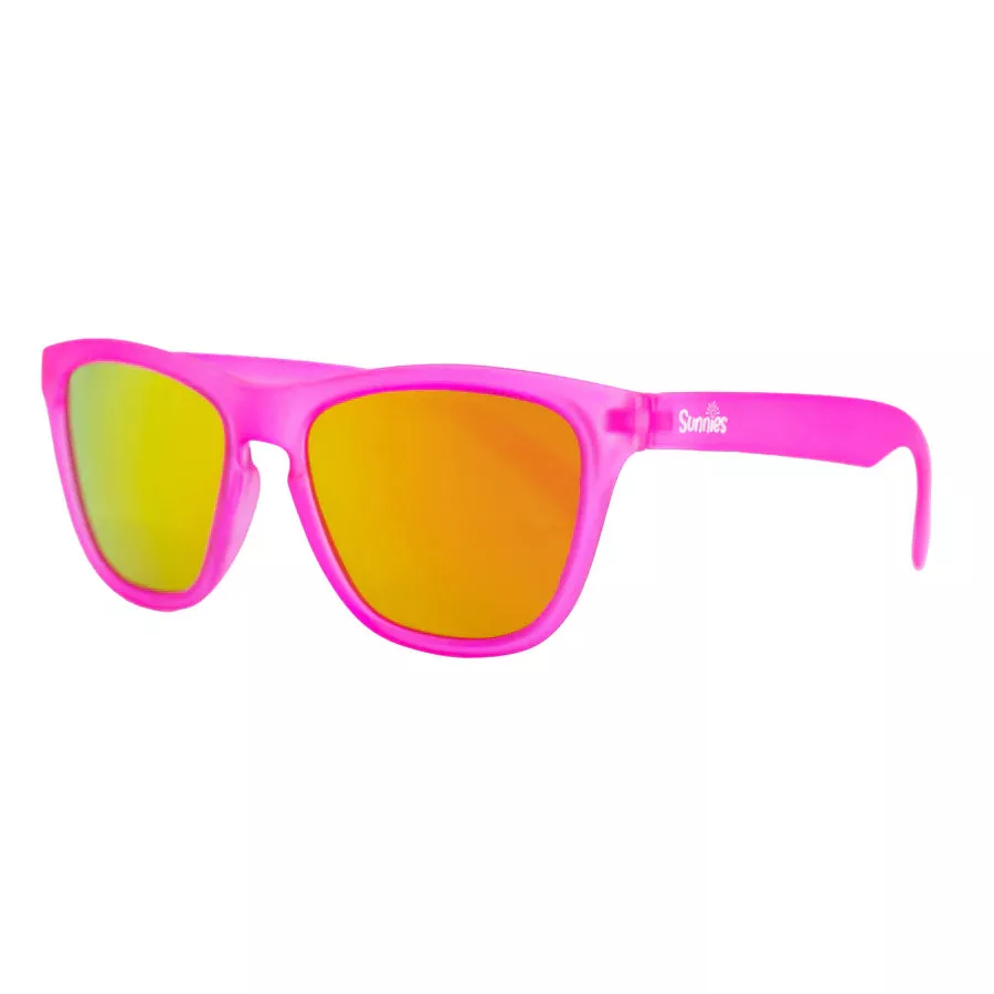 Sunnies Tea Time With Poodles — Blue Frame Sunglasses for Kids