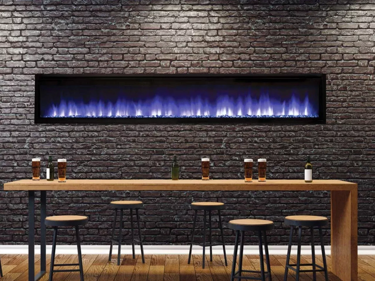 Superior ERL3000 72-inch Linear Electric Fireplace | ERL3072
