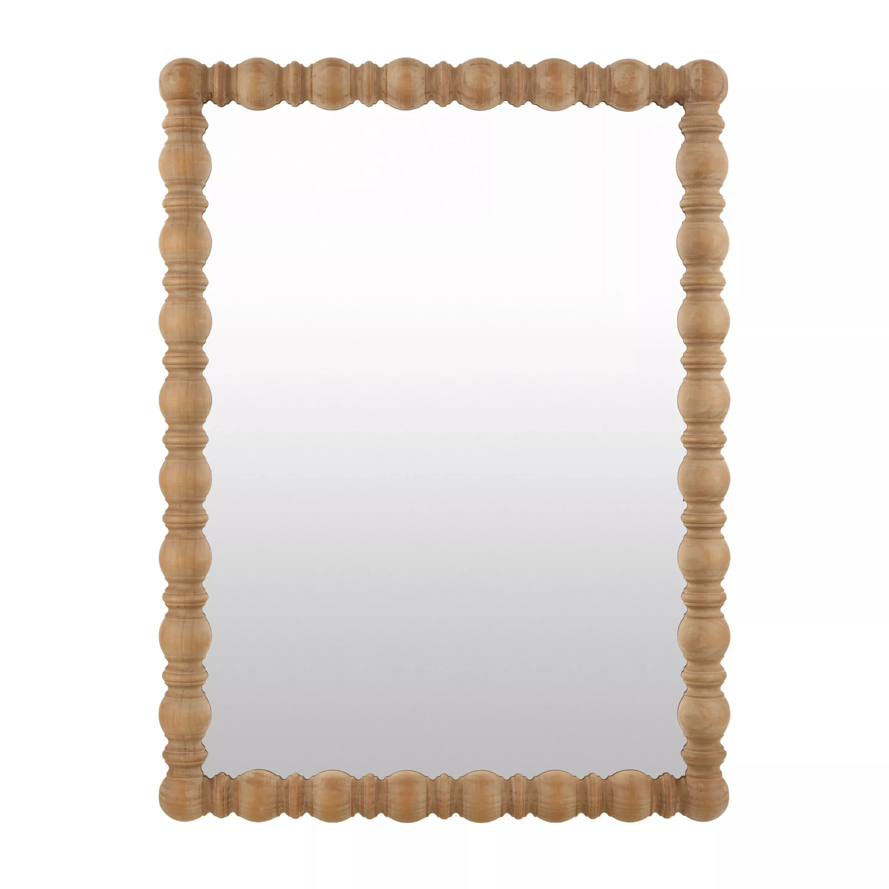Surya Brennan Accent Mirror in Antiqued Wood