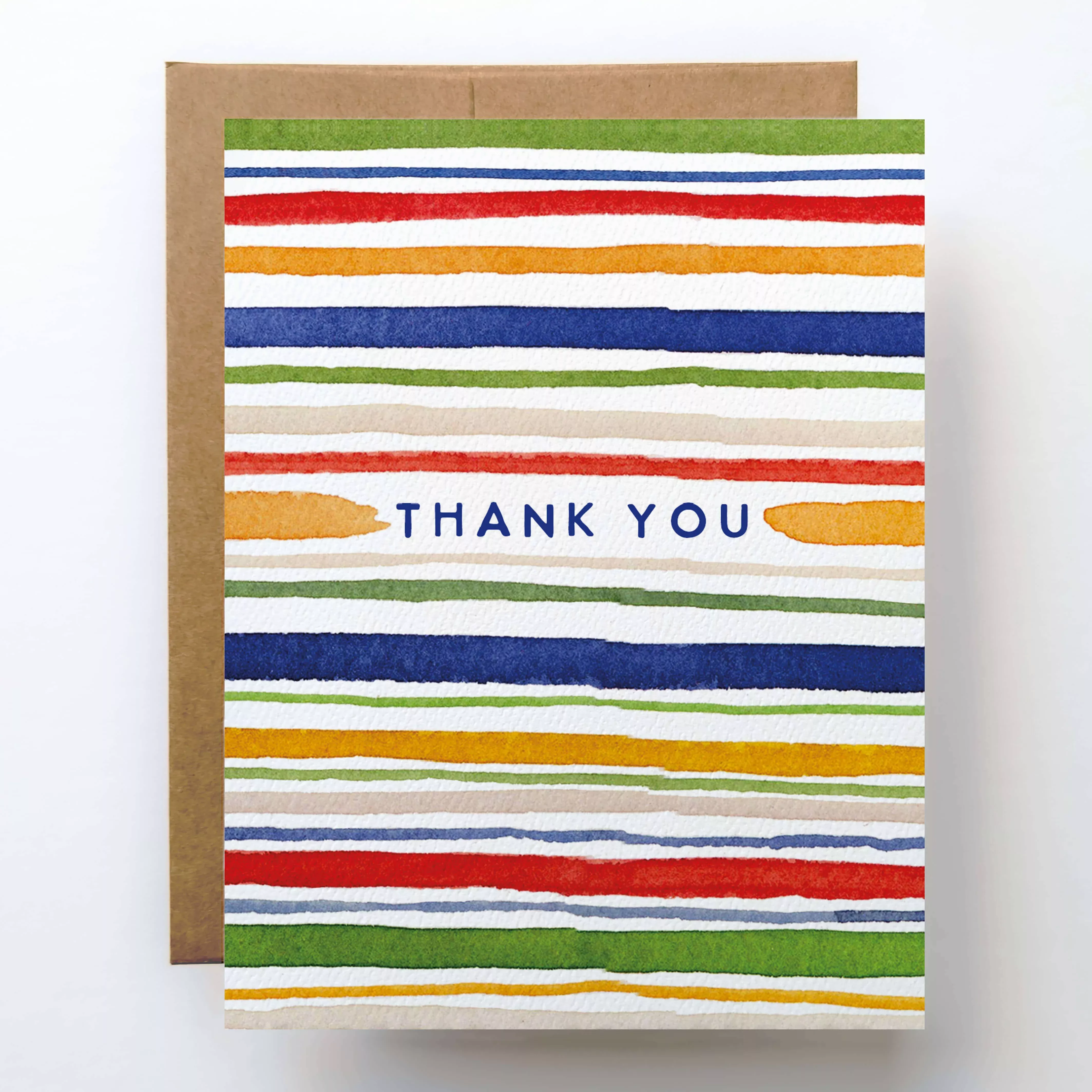 Thank You Stripes Greeting Card, Boxed Set of 6