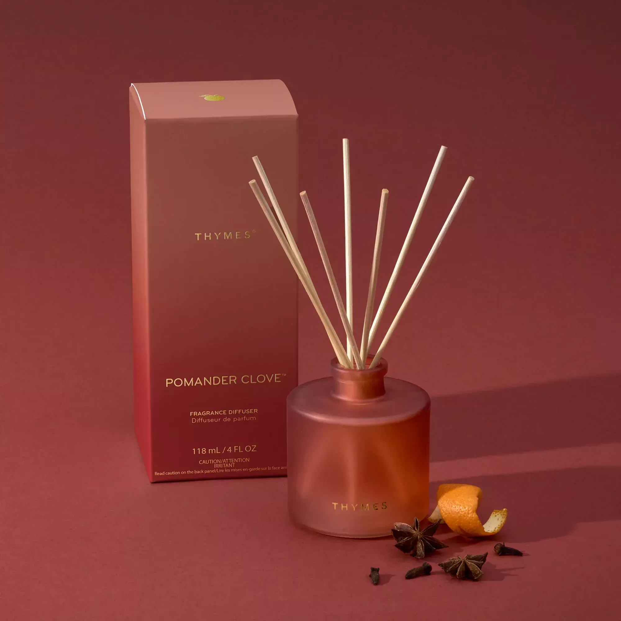 Thymes Pomander Clove Petite Diffuser 4oz
