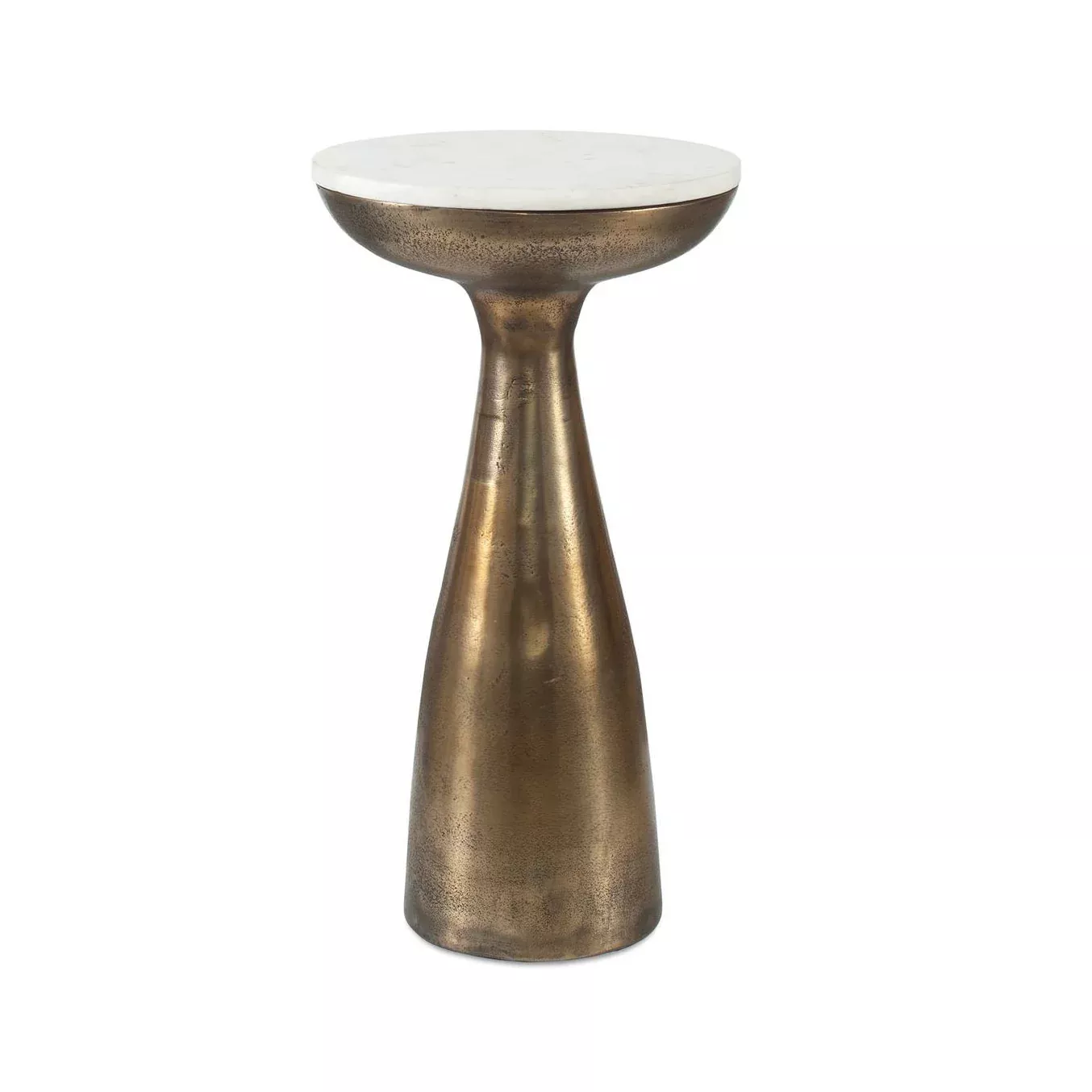 Tobin Marble Indoor-Outdoor Drink Table