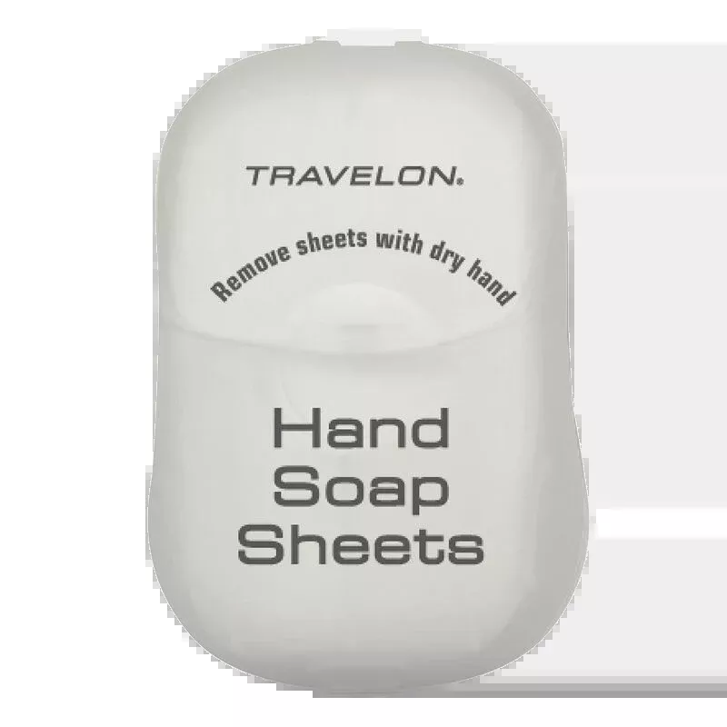 Travelon Hand Soap Toiletry Sheets – Pack of 50