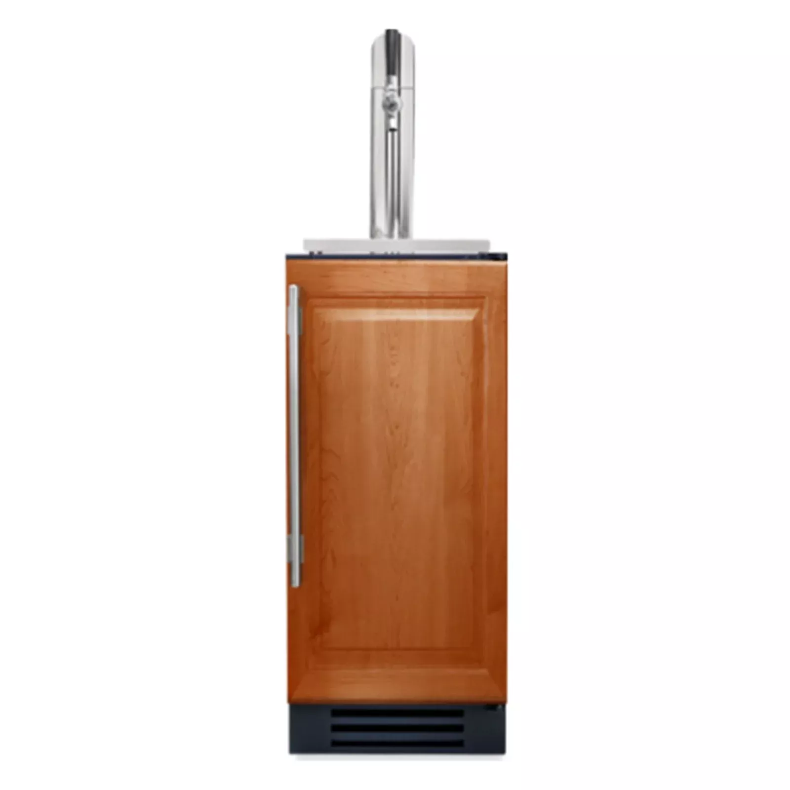 True 15-Inch Single Tap Kegerator with Solid Panel Ready Door (Right Hinge) -TUR-15BD-R-OP-C