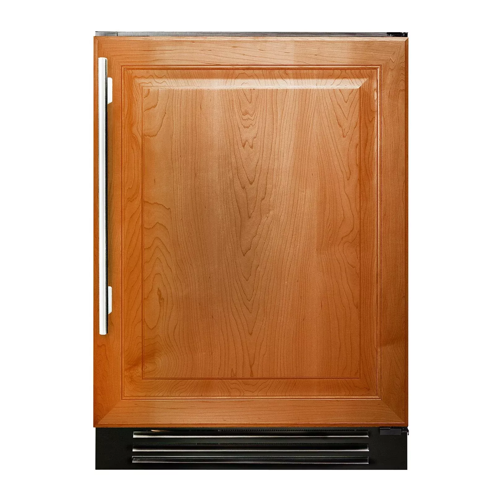 True 24-Inch ADA Height Beverage Center with Solid Panel Ready Door, 2 Black Wire Shelves, 1 Wine Shelf (Left Hinge) - TUBADA-24-LS-A-O