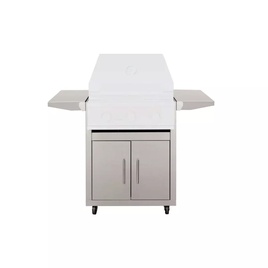 TrueFlame 25-Inch Deluxe Cart with 2 Fold-Down Side Shelves