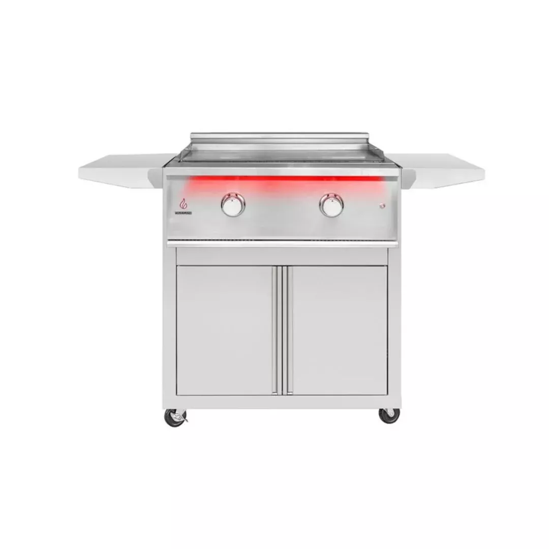 TrueFlame 30-Inch Stainless Steel Freestanding Griddle