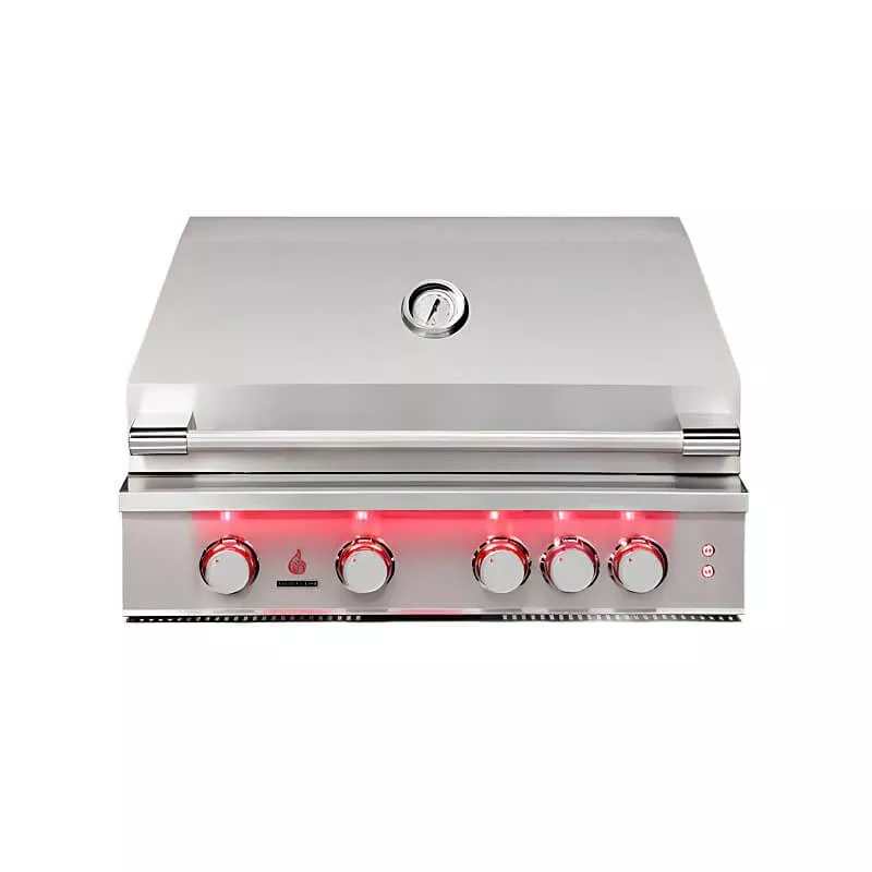 TrueFlame 32 Inch 4 Burner Built-In Gas Grill