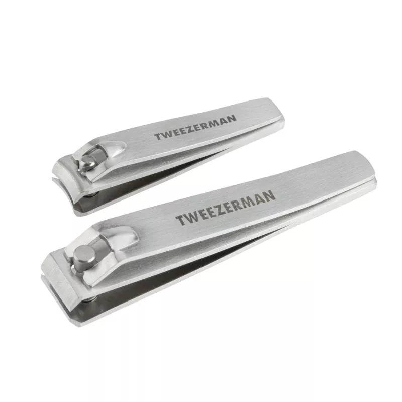Tweezerman Stainless Steel Combo Fingernail and Toenail Clipper Set