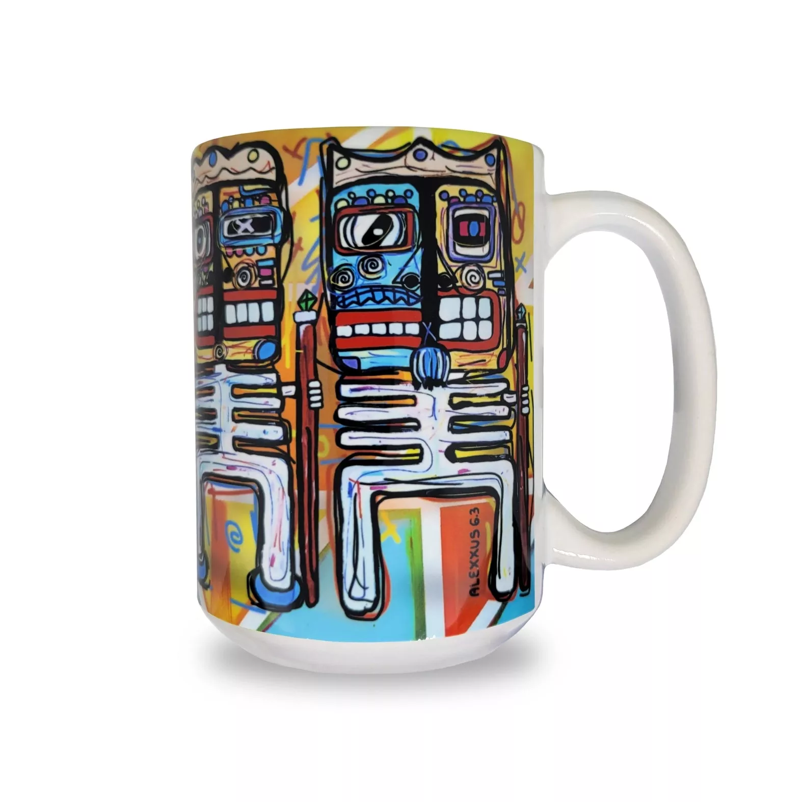 Untitled Union Humanity Series Ceramic Mug – Just Bones – 15oz.
