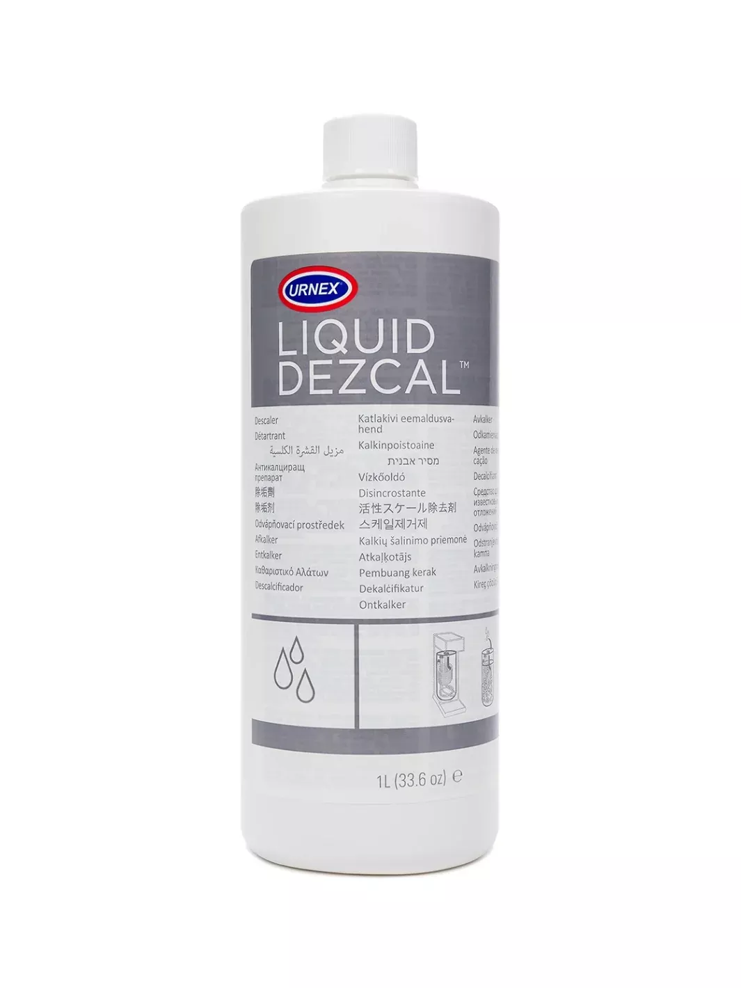 URNEX Dezcal Descaling Liquid (1000ml/33.8oz)