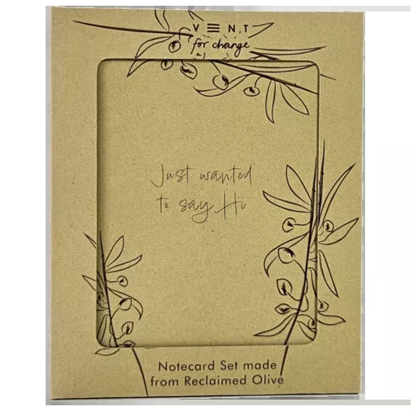Vent For Change Notecards Made From Reclaimed Olives – Set of 10