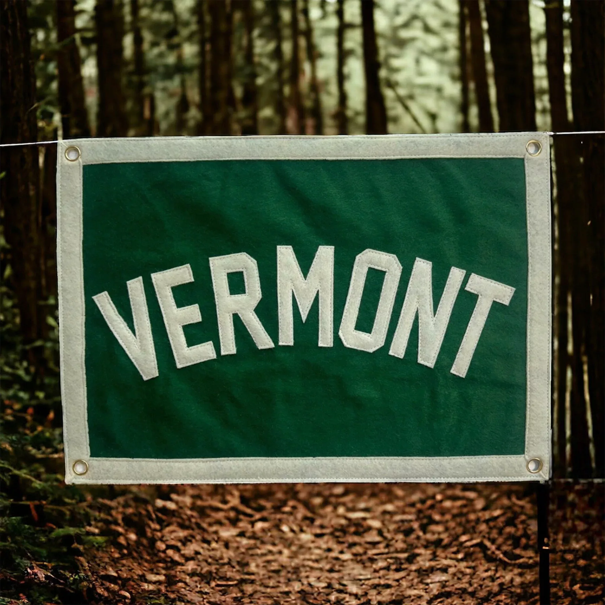 Vermont State Rectangular Pennant