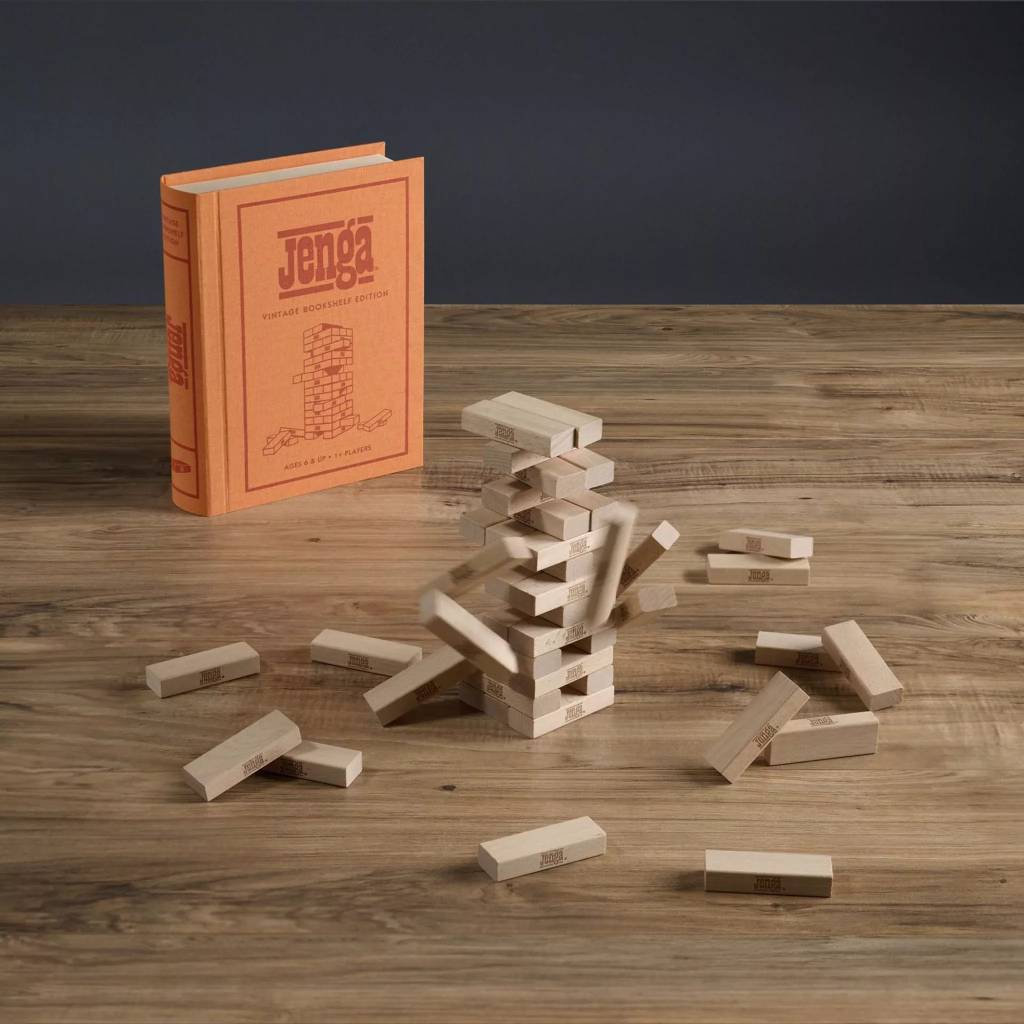 Vintage Bookshelf Edition Jenga