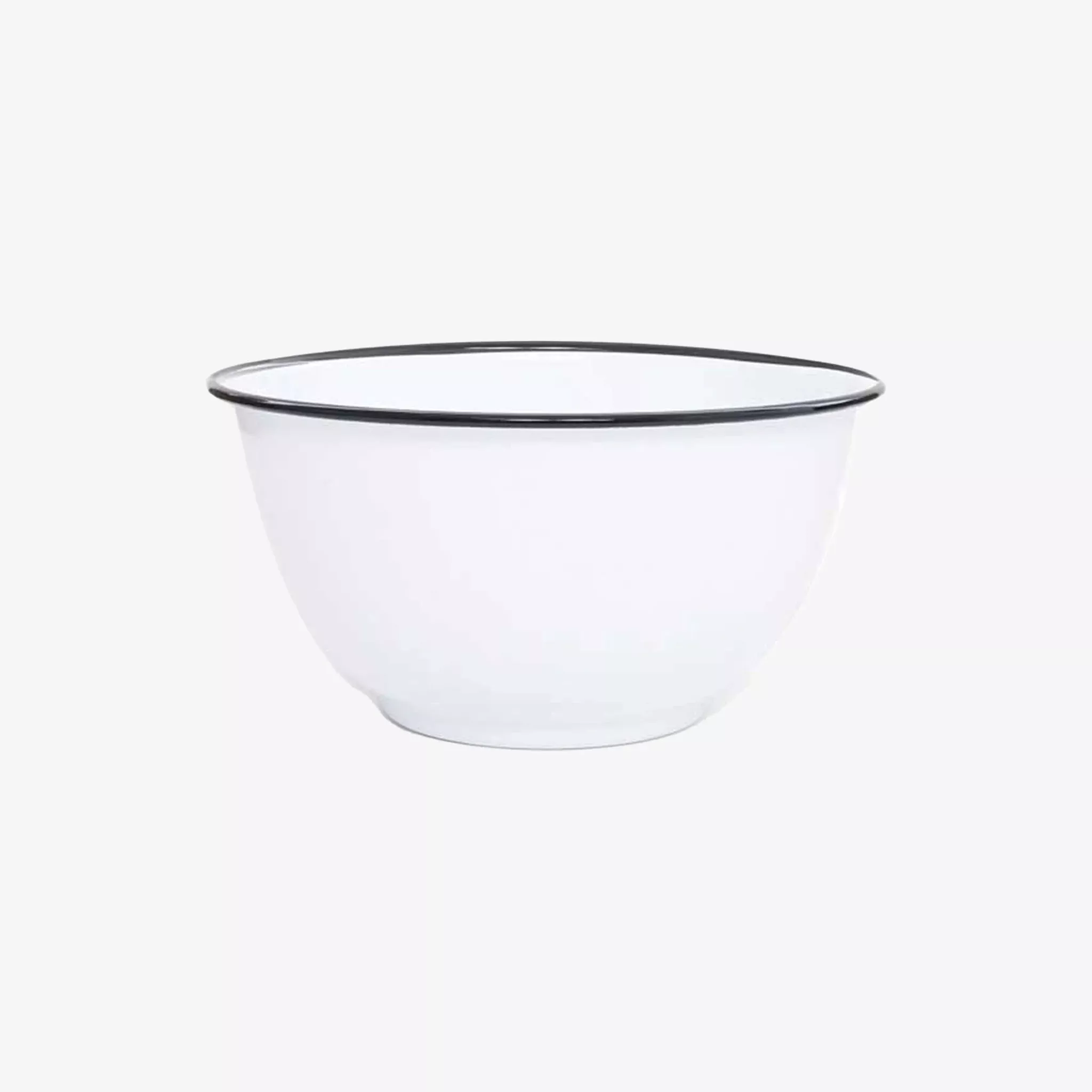 Vintage Enamelware Large Salad Bowl