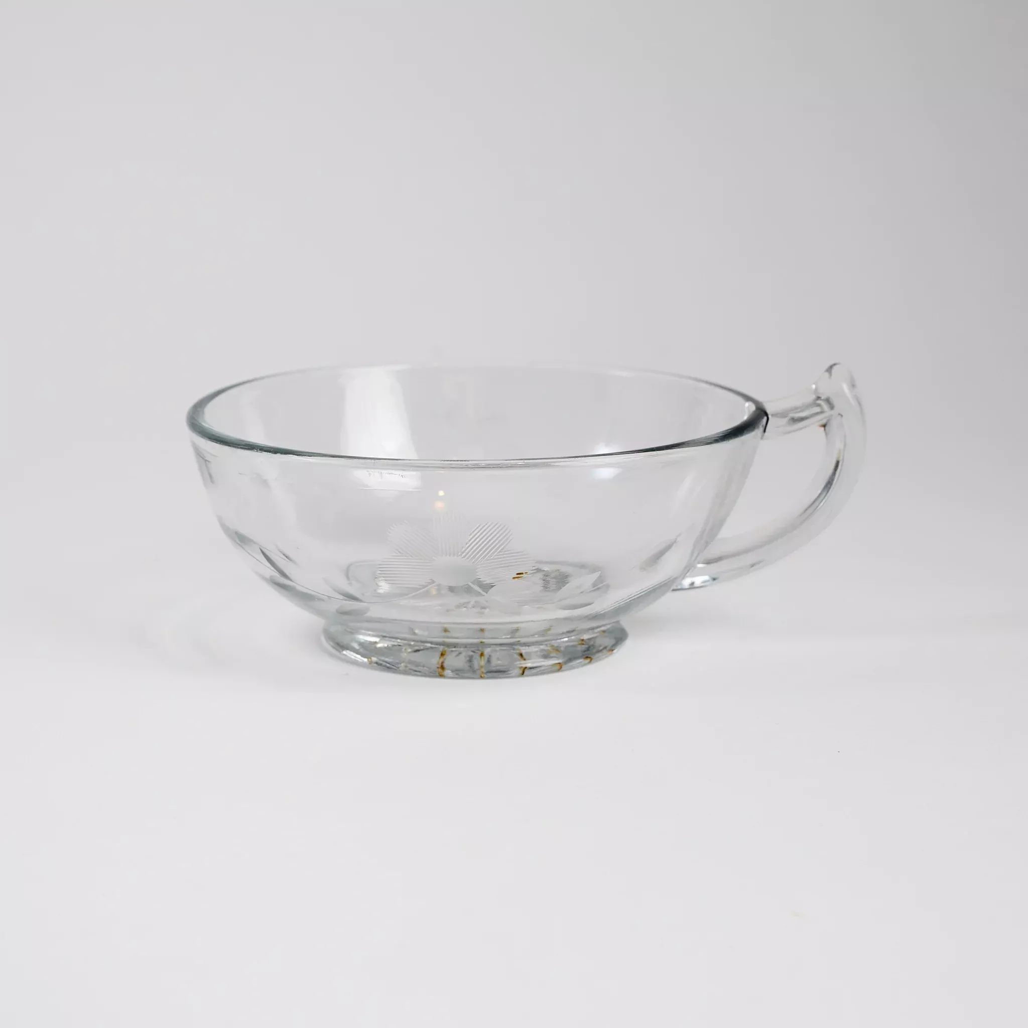 Vintage Glass Sauce Dish