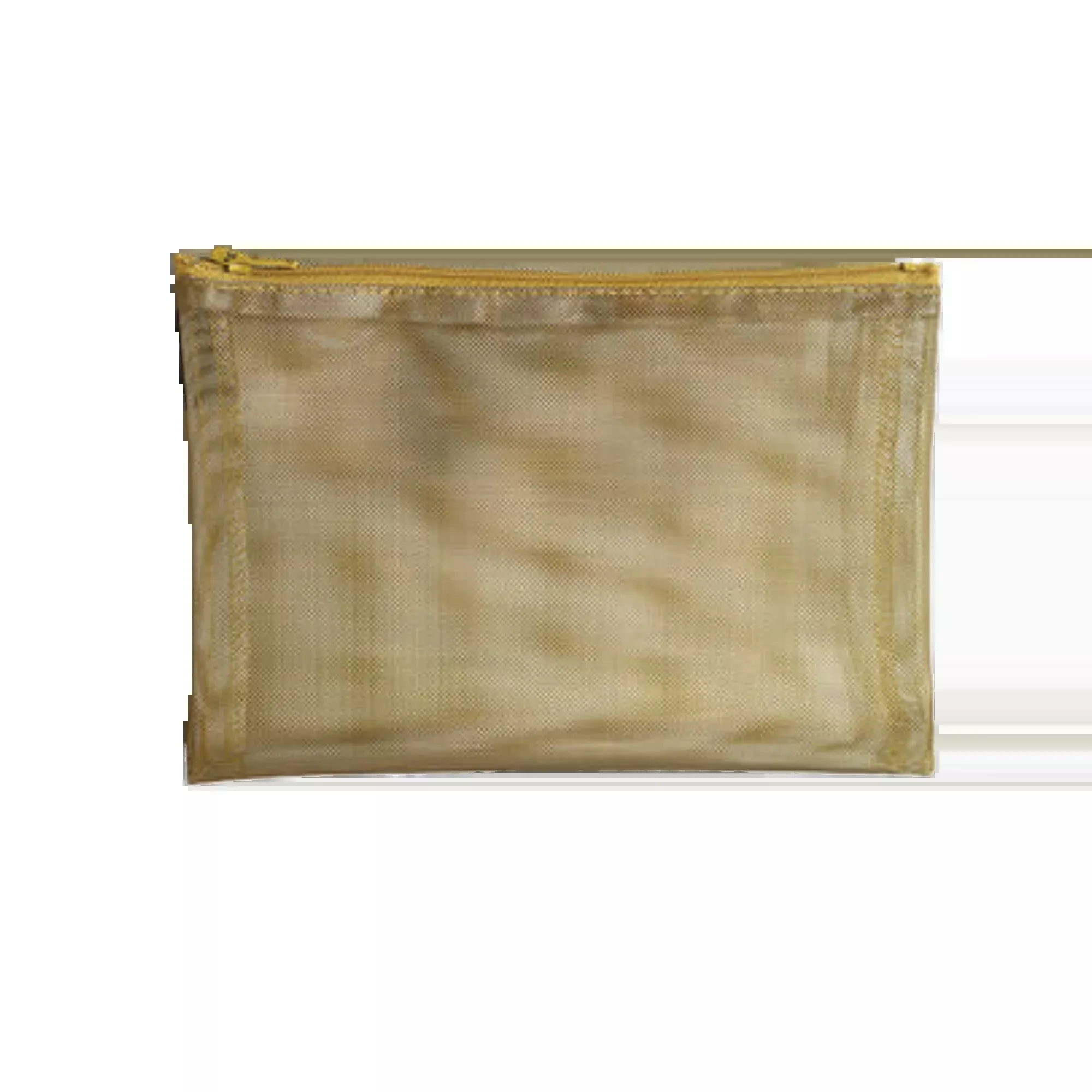 Walker Bags Color Mesh Zip Case– Gold – 3x4in