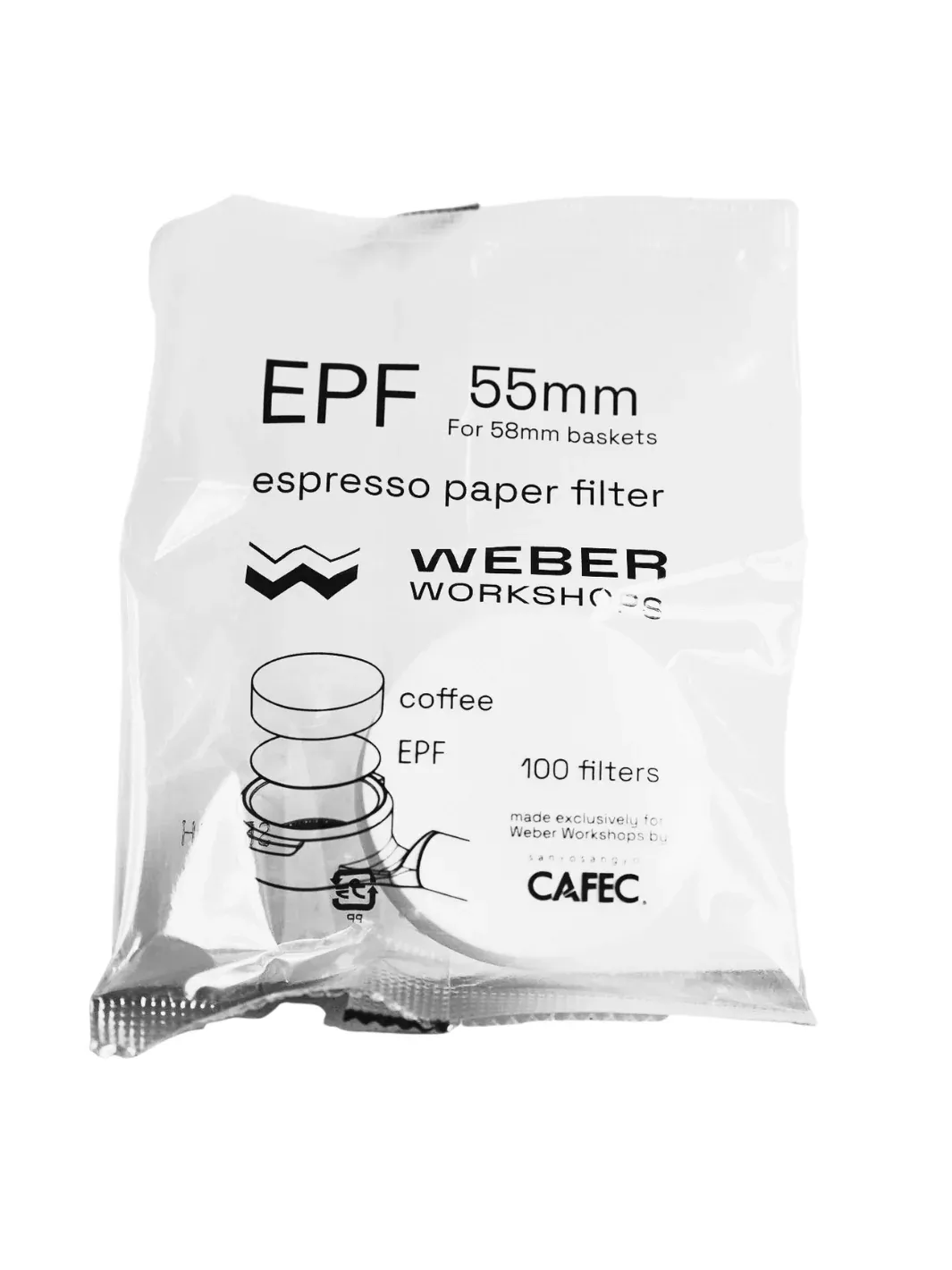 WEBER WORKSHOPS (EPF) Espresso Paper Filter (100-Pack)