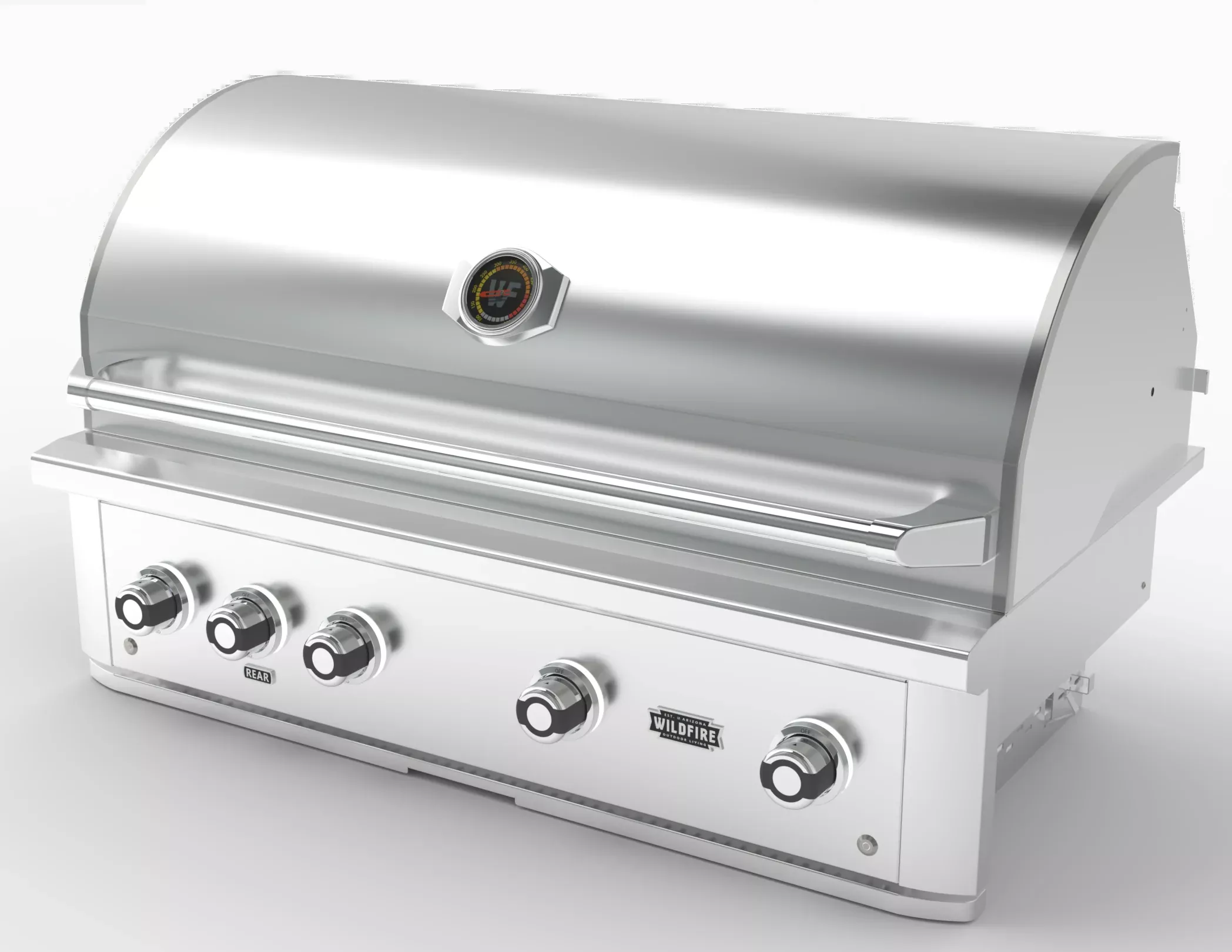 Wildfire Ranch Pro 42” Built-In 4 Burner Gas Grill - 304 SS