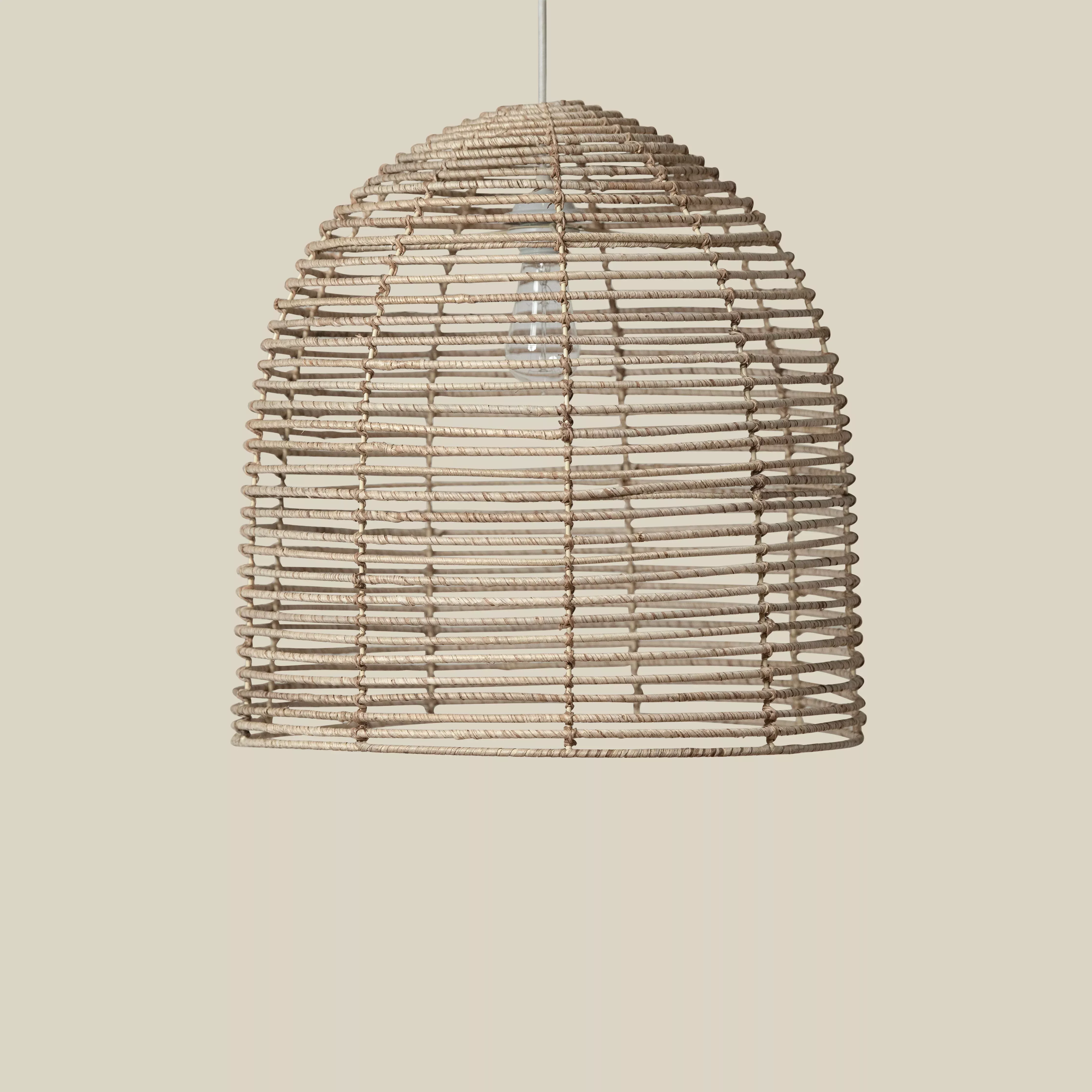 Woven Beehive Chandelier