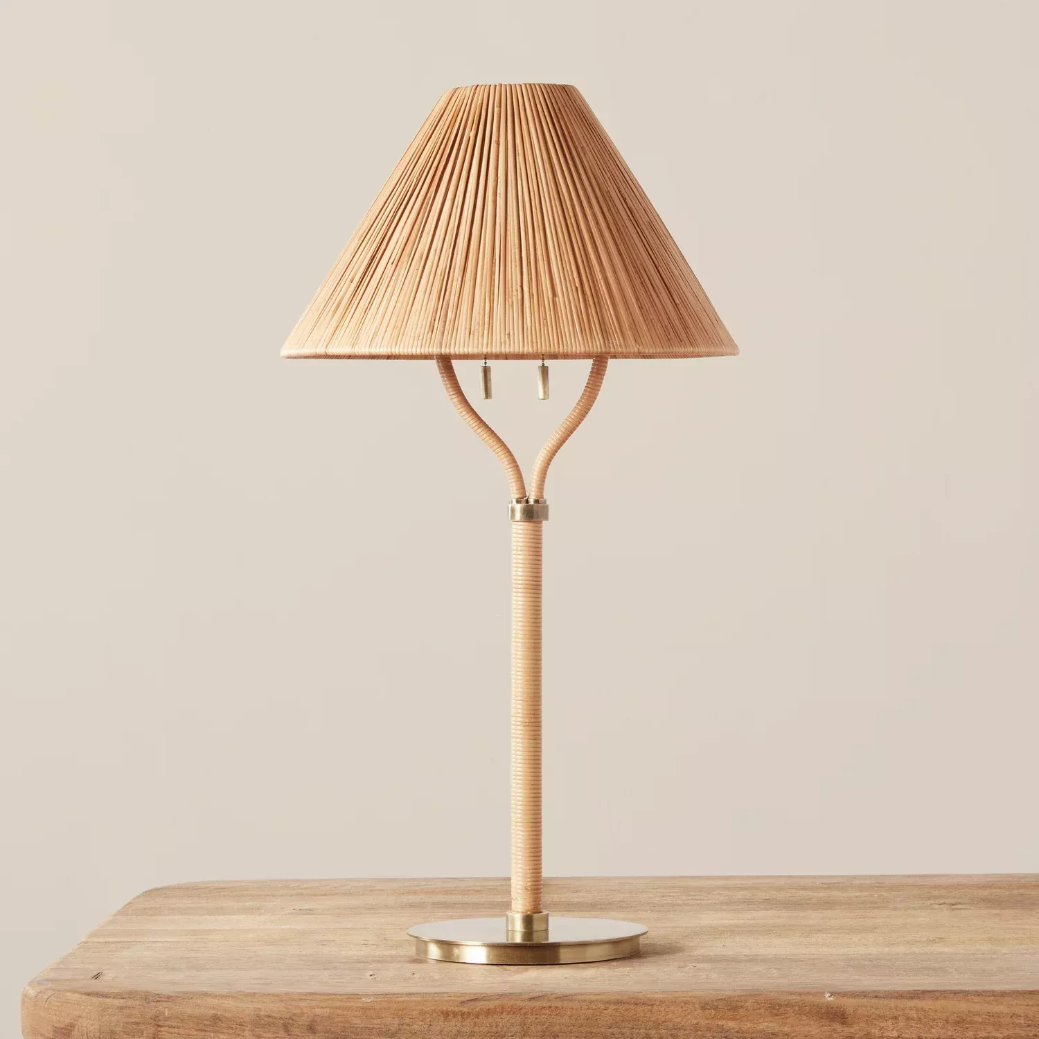 Woven Delphine Table Lamp