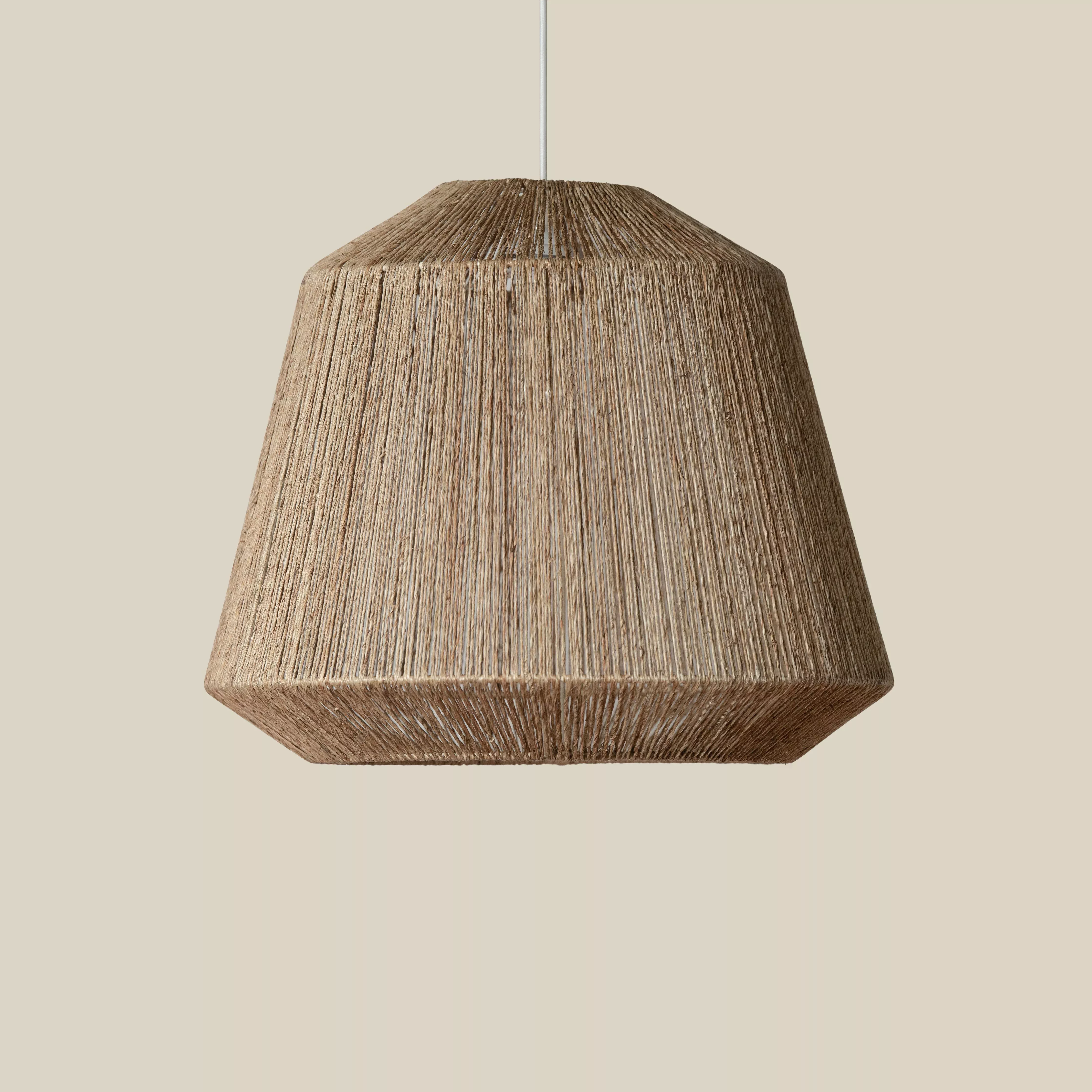 Woven Manhattan Jute Pendant in Natural