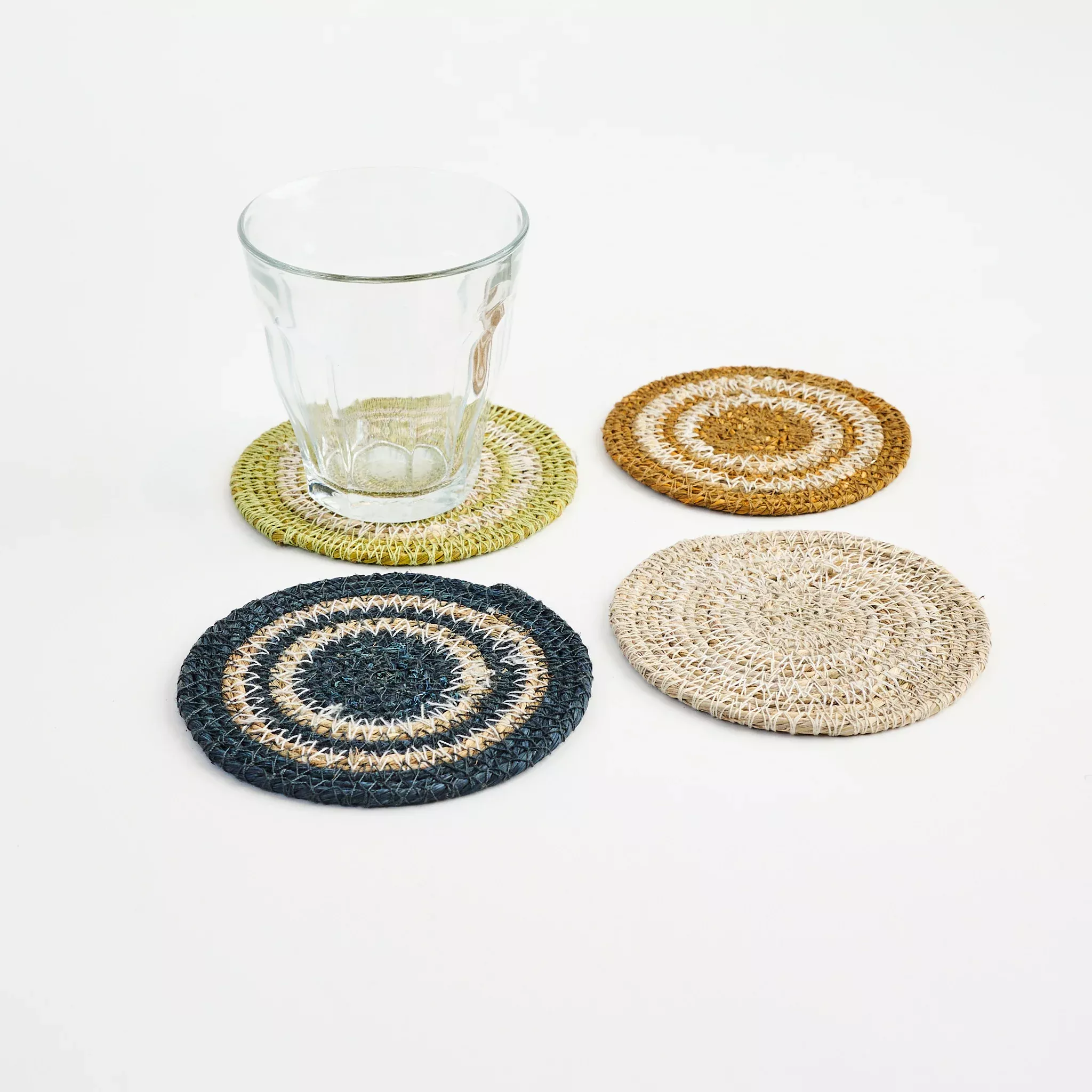 Woven Seagrass Coaster, Set of 4