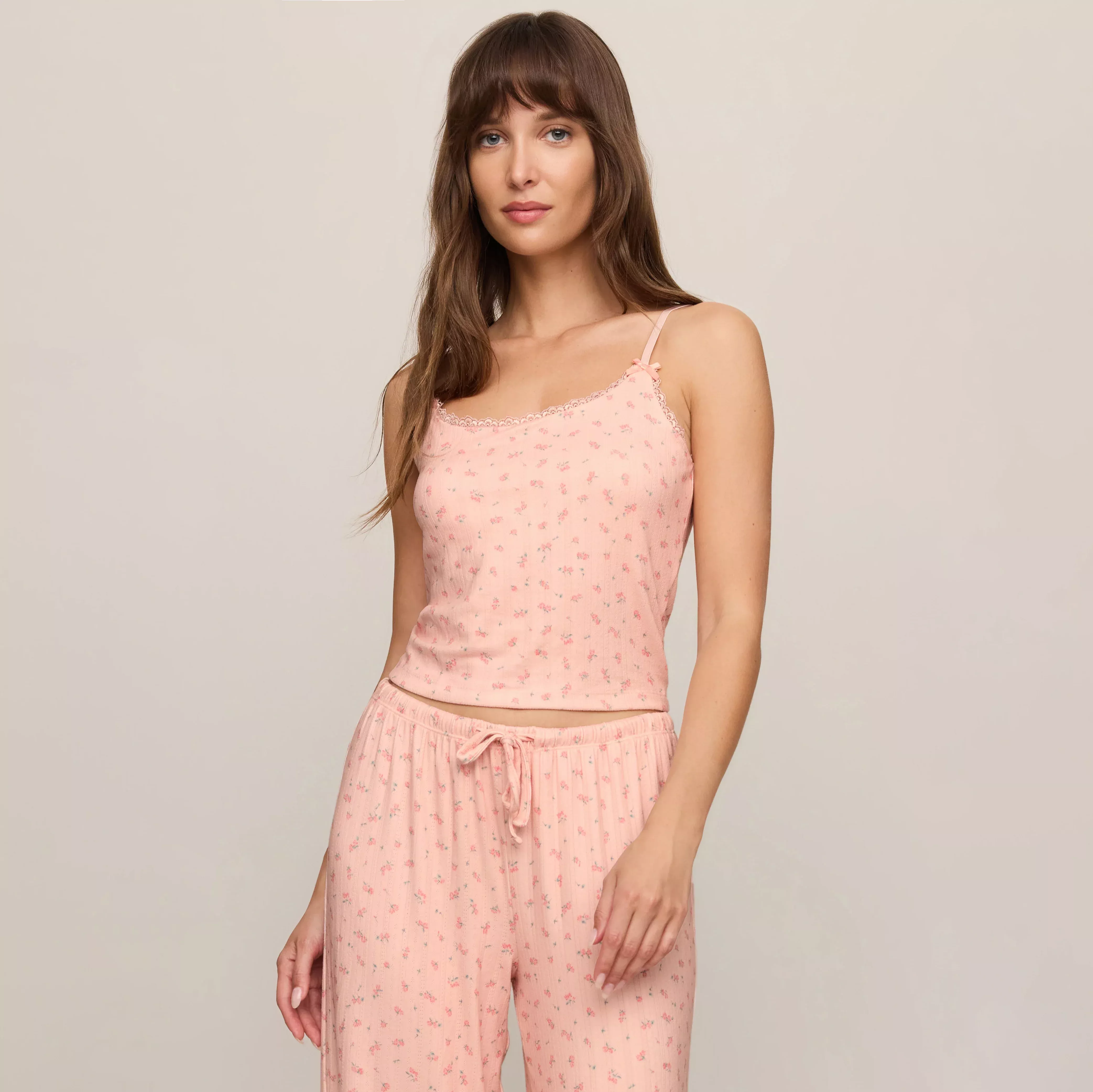 Z Supply Better Off Ditsy Tank in Rosewater
