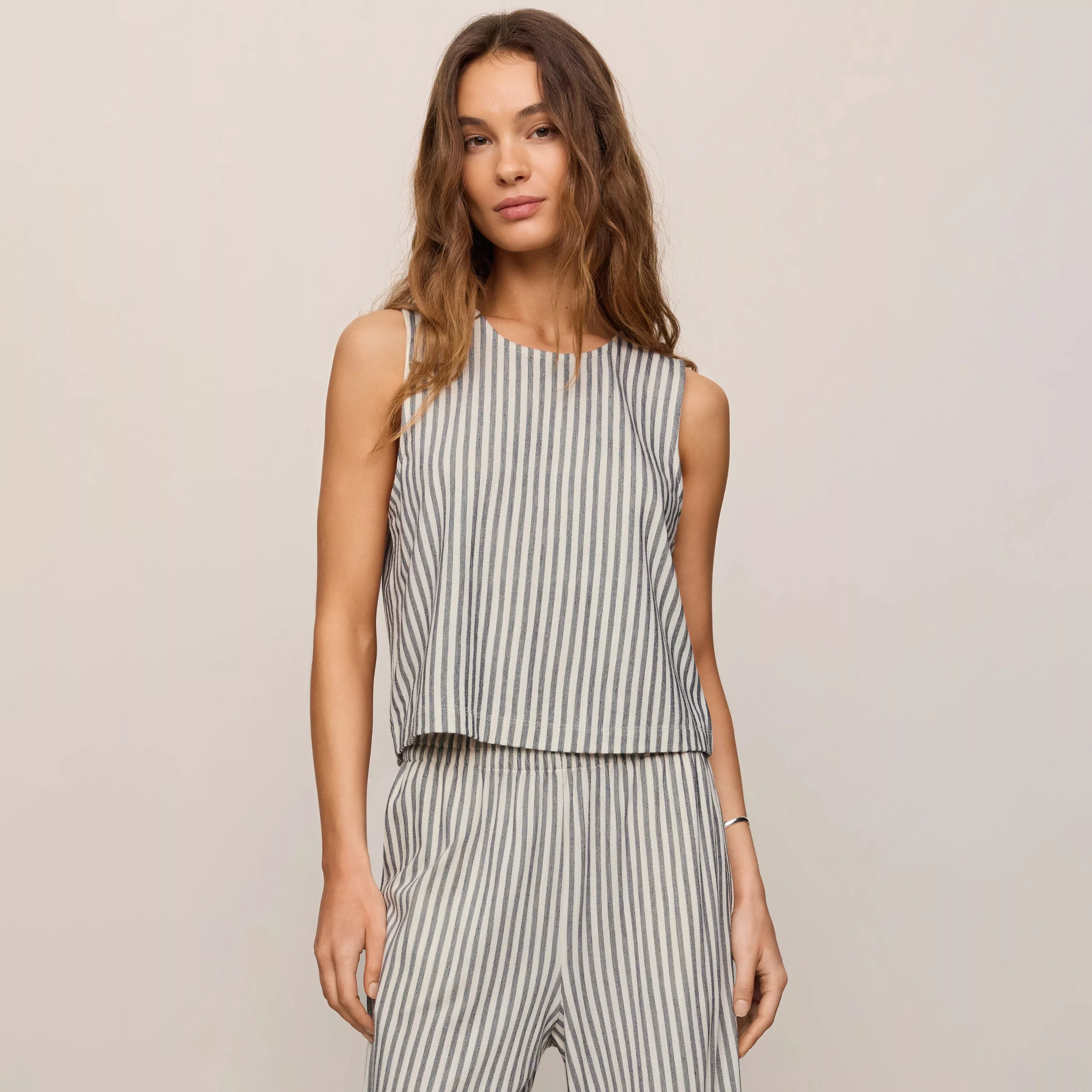 Z Supply Sloane Knit Striped Top in Eclipse